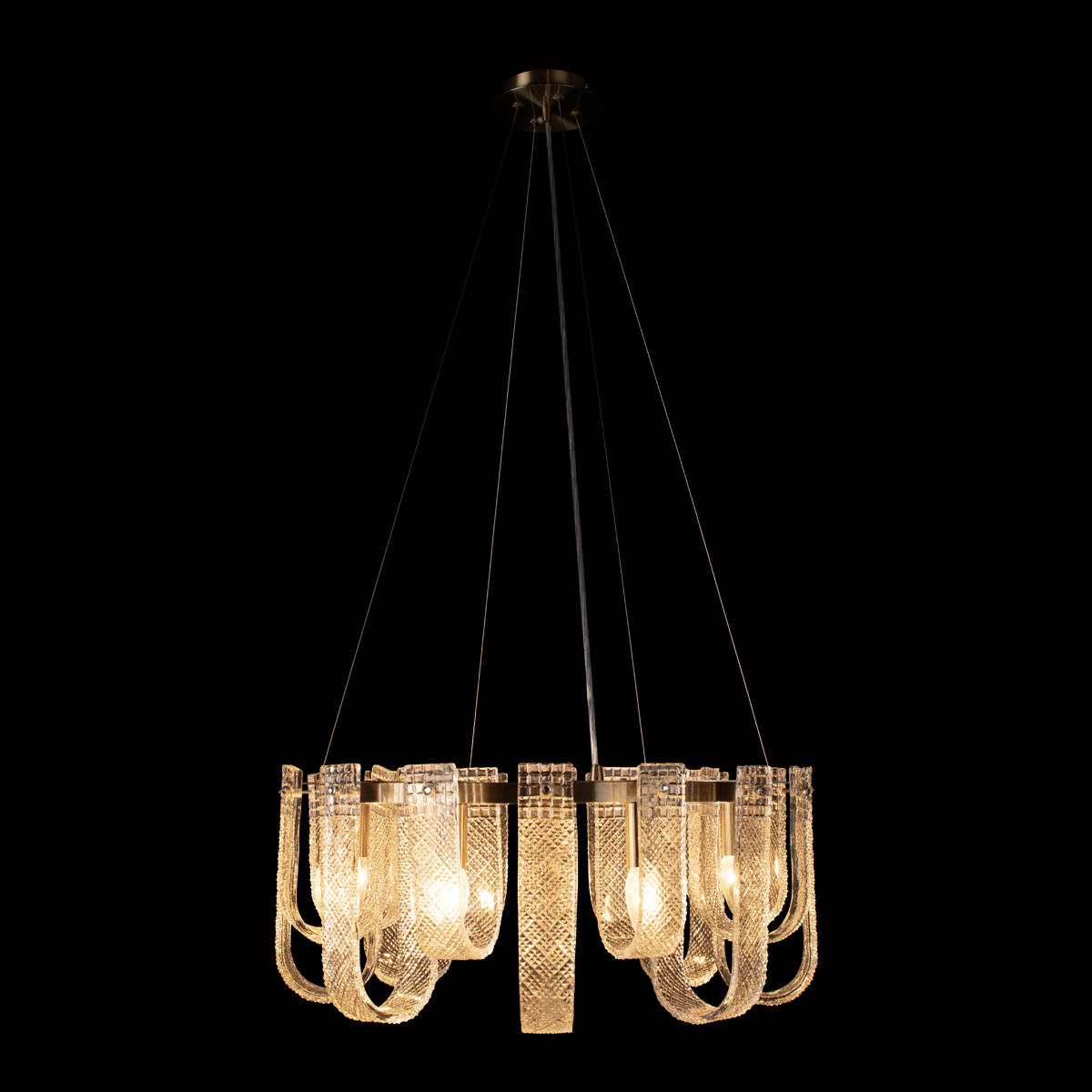 Подвесной светильник 56*25 см, 12*E14 LOFT IT Jersey бронза 10296/600