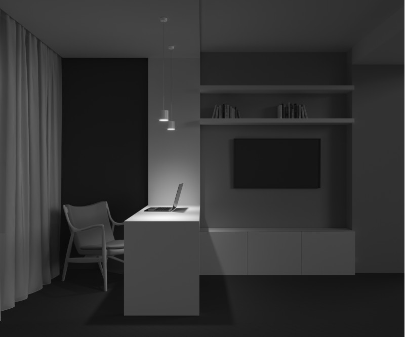 Подвесной светильник 8,2*11*108,5 см, 1 GX53*15W Polar P088PL-GX53-W Maytoni Pendant, Белый
