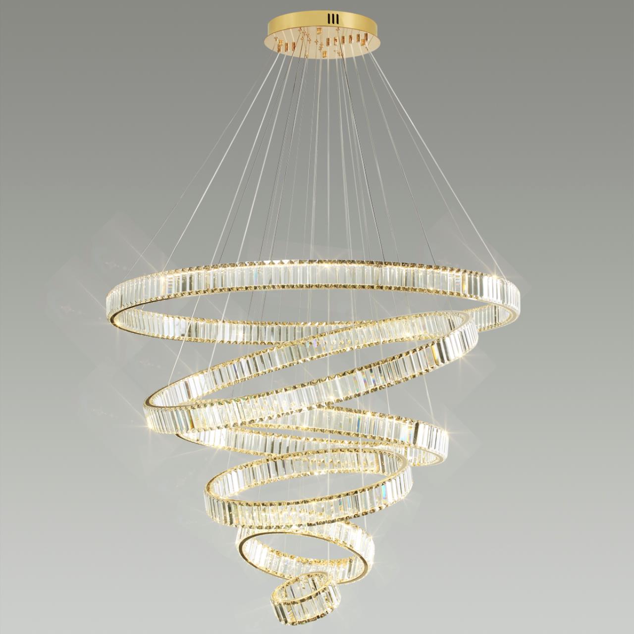 Светильник 120 см, 260W, 4000K, Odeon Light Vekia 5015/260L, золото