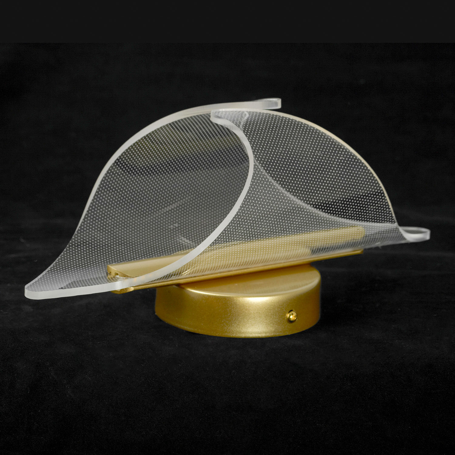 Бра настенное 10*30 см, 1*LED 4000K Lussole Bradford LSP-7295 матовое золото