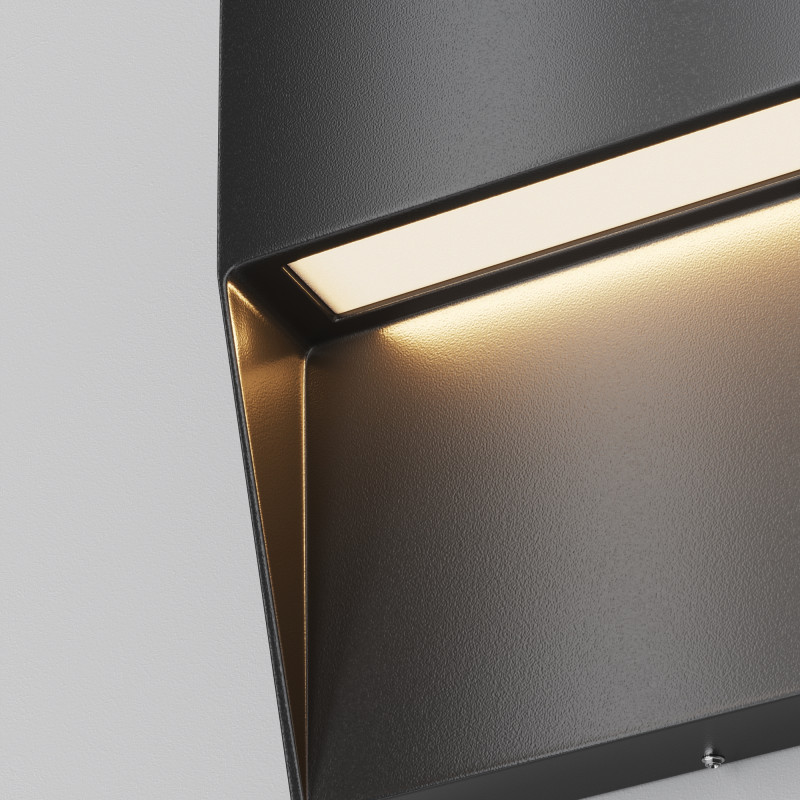 Подсветка для лестниц 11*11 см, LED 3W, 3000К, Черный Maytoni Mane O047SL-L3B3K