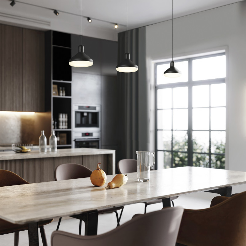 Подвесной светильник 100*12*194,2 см, LED *  24W, 3000К Mantra Antares 7312, черный