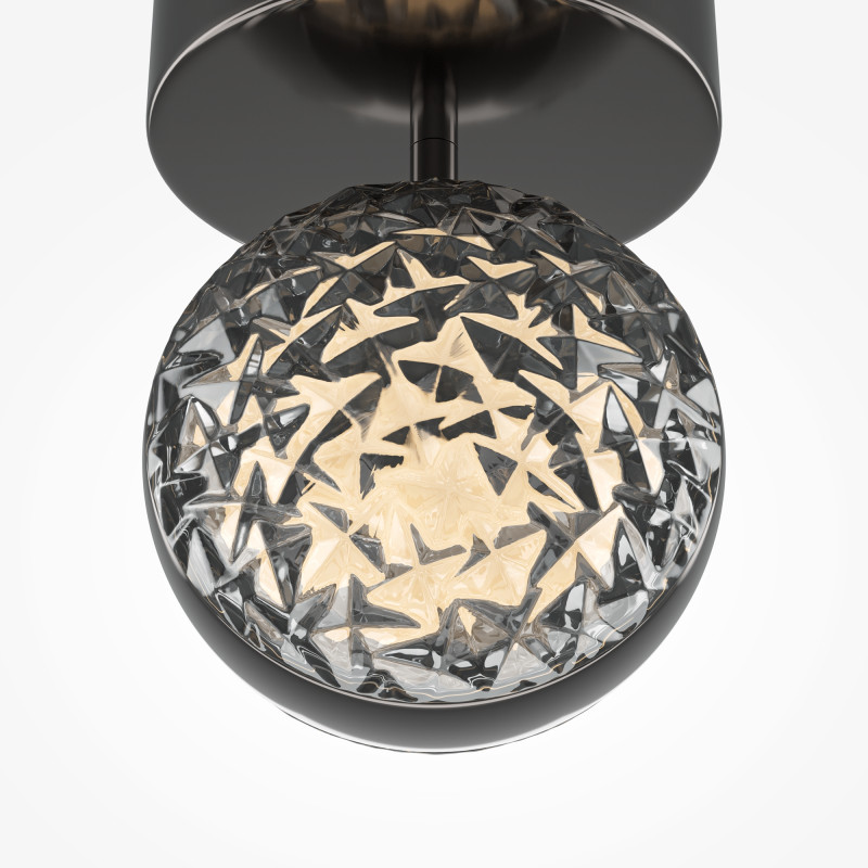 Бра 14*18,7*14 см, LED, 3000К, Maytoni Mind MOD299WL-L10BC3K черный