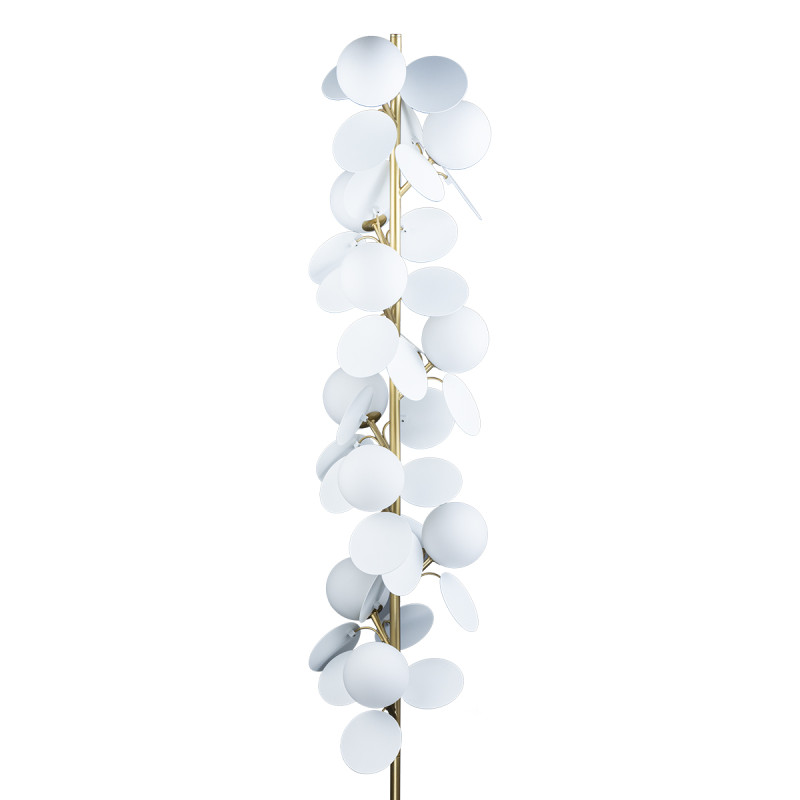Торшер LOFT IT Matisse 10008F white, золото-белый