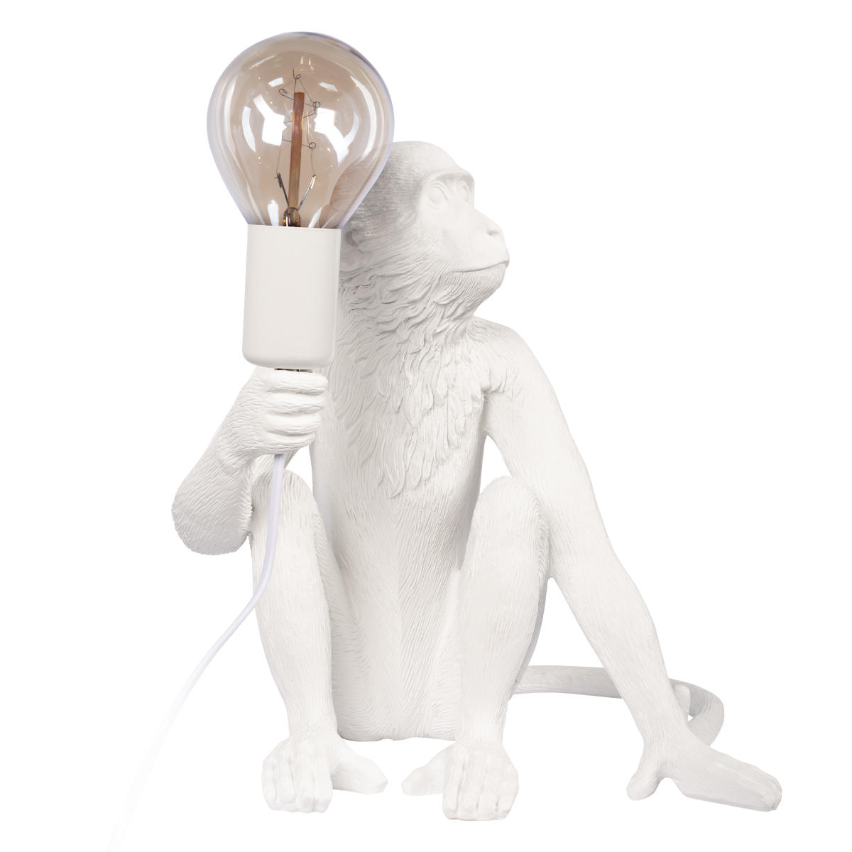Настольная лампа 35*28*55 см, 1*E27*40W LOFT IT Monkey 10314T/A белый