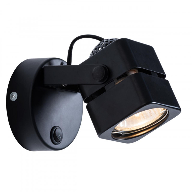 Светильник 8 см, Arte Lamp A1315AP-1BK, черный