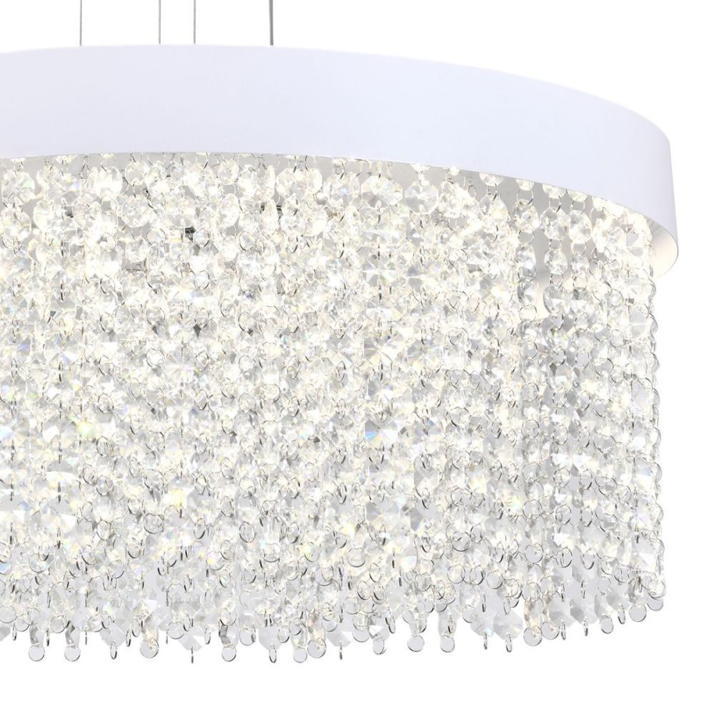 Подвесная люстра 60 см, 45W, 4500K, Indigo Capriccio 12054/1P White V000194L, белый