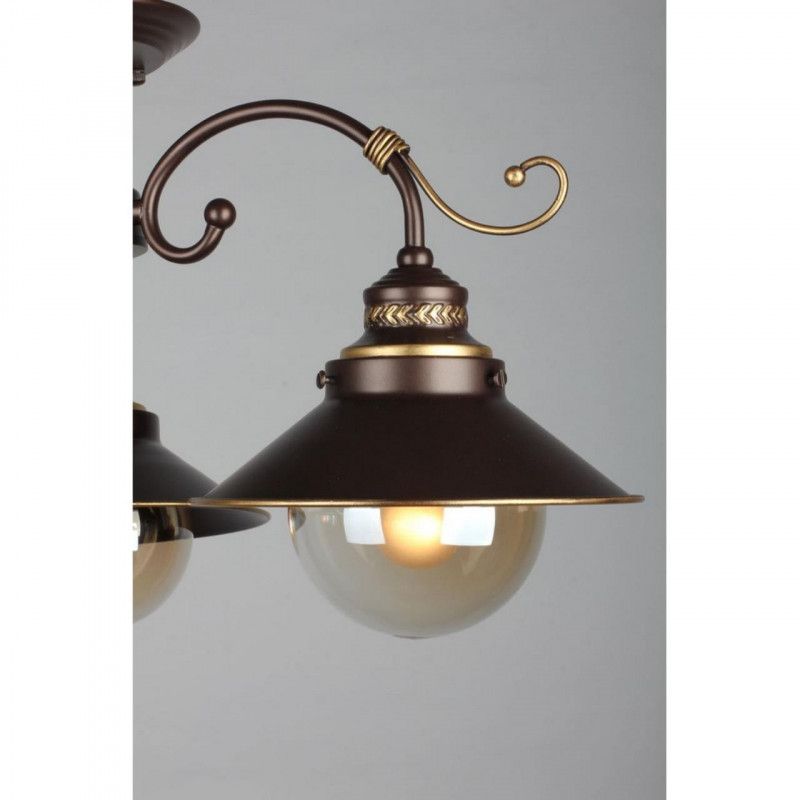 Люстра 61*61*35 см, 3*E27, 60W, Omnilux Omnilux 504 OML-50407-03, коричневый