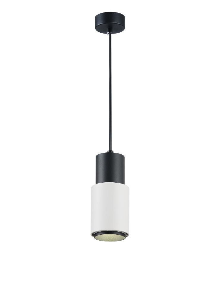 Светильник Ø70 x H240, мм, 1*10W 4000K, BLACK+WHITE(ЧЁРНЫЙ+БЕЛЫЙ) Rilon 1129B+W-L BLACK+WHITE