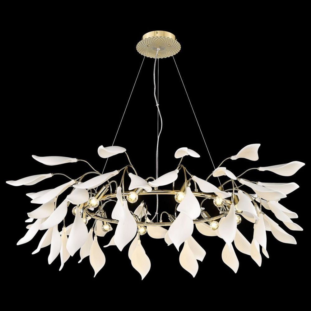 Подвесной светильник 110 см, Wertmark Miranda WE123.12.323, золото