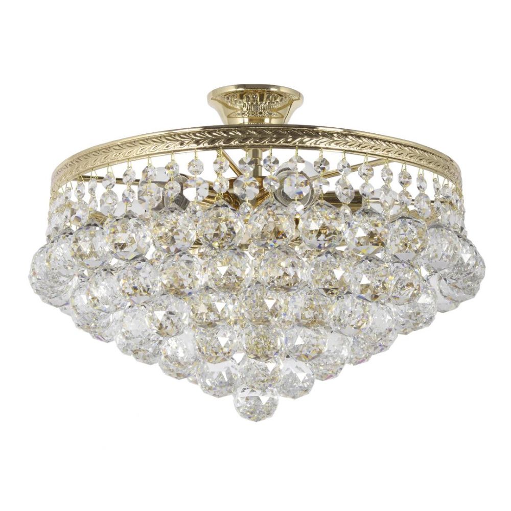 Люстра потолочная *38*32 см, 6*E27*60W, Dio D`arte Cremono Gold Cremono E 1.3.38.600 G, золото