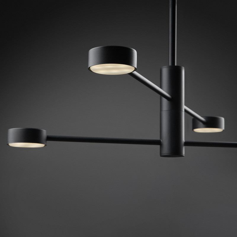 Светильник 85 см, Freya FR5363CL-04B, черный