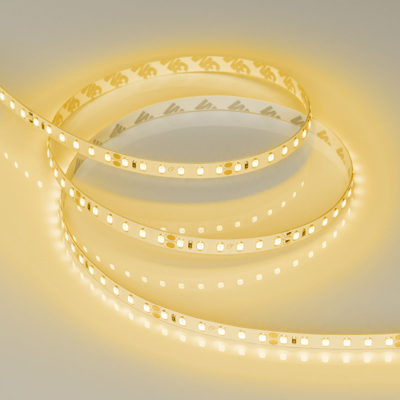 Лента RT-A120-8mm 24V Yellow (9.6 W/m, IP20, 2835, 5m) (Arlight, Открытый) 008780(2). Цена указана за 5 метров. Продается кратно 5 метрам.