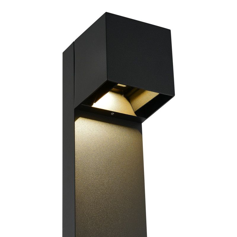 Садово-парковый светильник 15,8*13,9*80 см, *LED*12W, 3000K, ST-Luce BRIK SL9513.405.01, черный