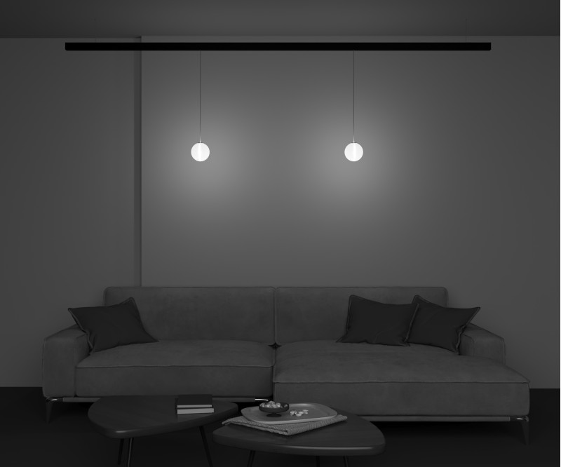 Светильник 13 см, 5W, 4000K, Maytoni Luna Exility LED TR039-2-5W4K, черный