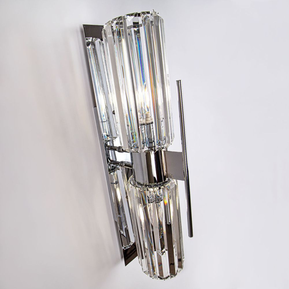 Бра 10*20*60 см, Е14 2x40W, Хром MODELUX ML.524.02 CR