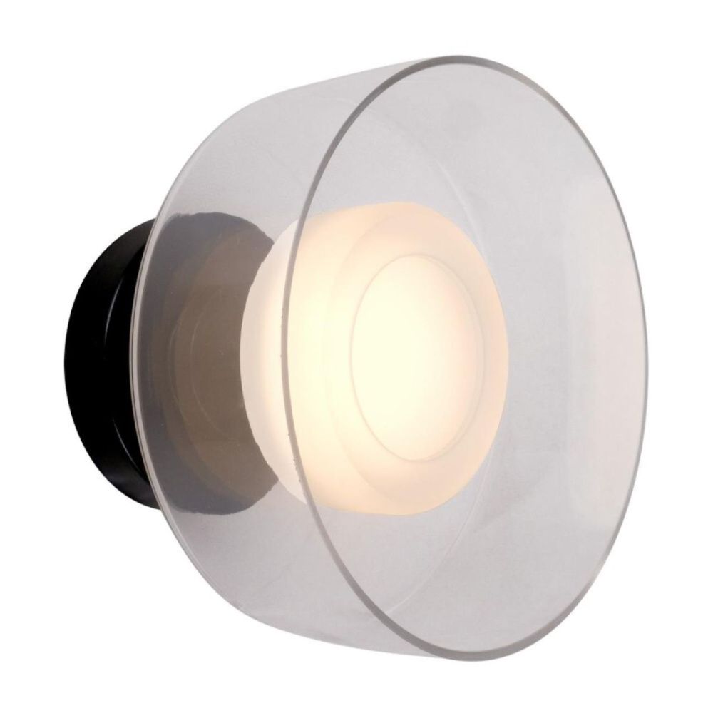 Настенный светильник 20 см, 6W, 3000K, Aployt Eloiza APL.341.11.06, черный