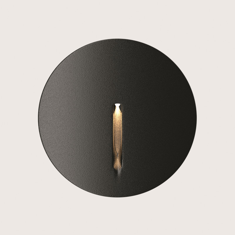 Светильник 7 см, 3W, 3000K, Maytoni Outdoor Lock O014SL-L3B3K, черный