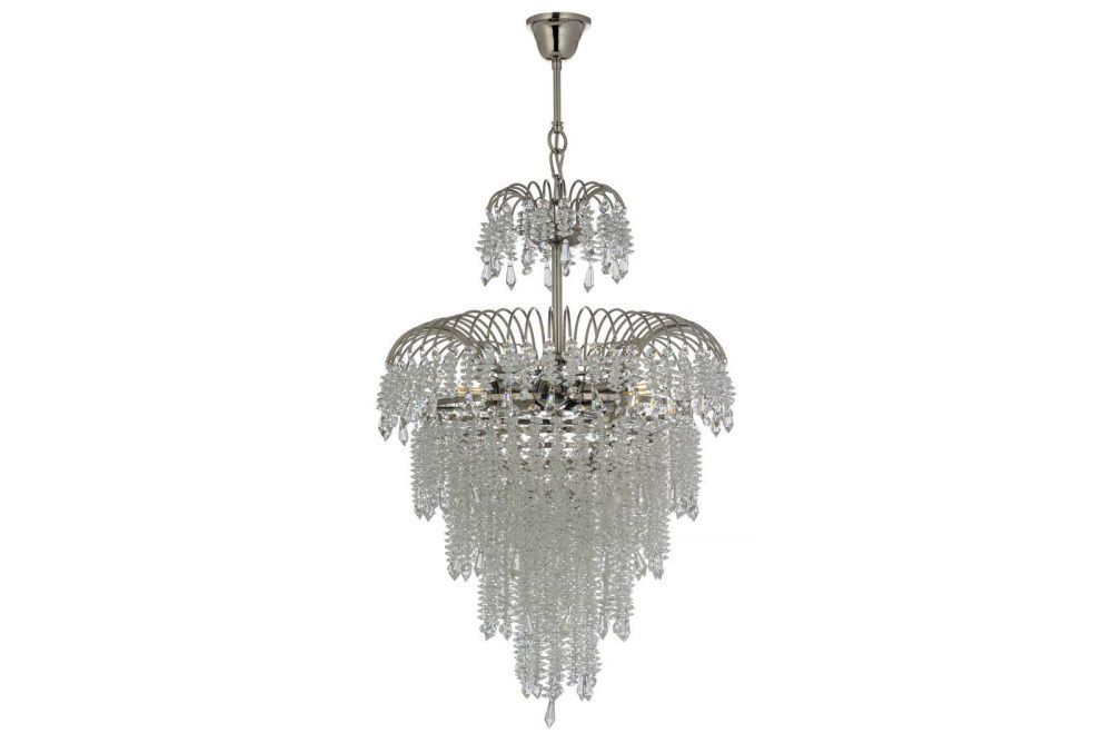 Люстра подвесная *50*52 см, 6*E27*40W, Arti Lampadari Sardinia Nickel Sardinia E 1.5.50.105 N, никель