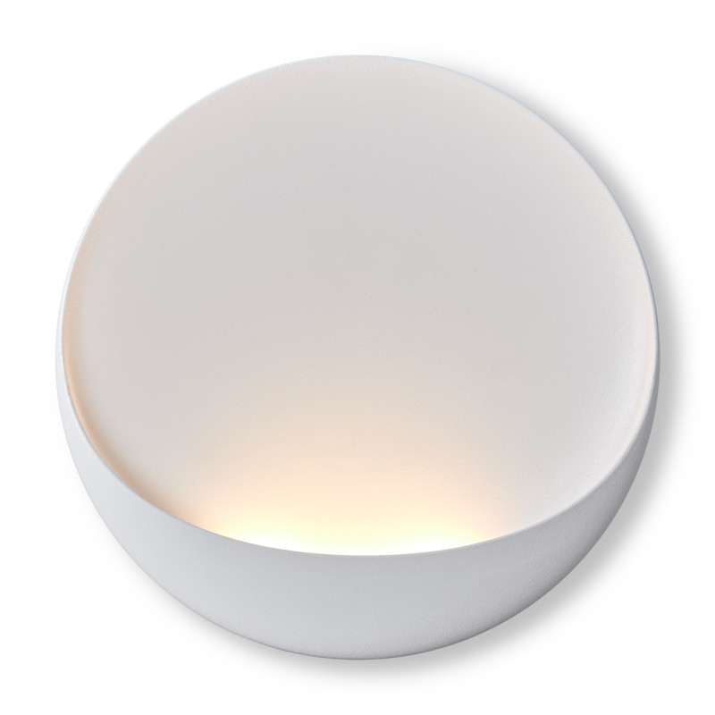 Бра 20*20*6,8 см, LED, 5W, 3000К, Freya Clam FR6188WL-L5W белый