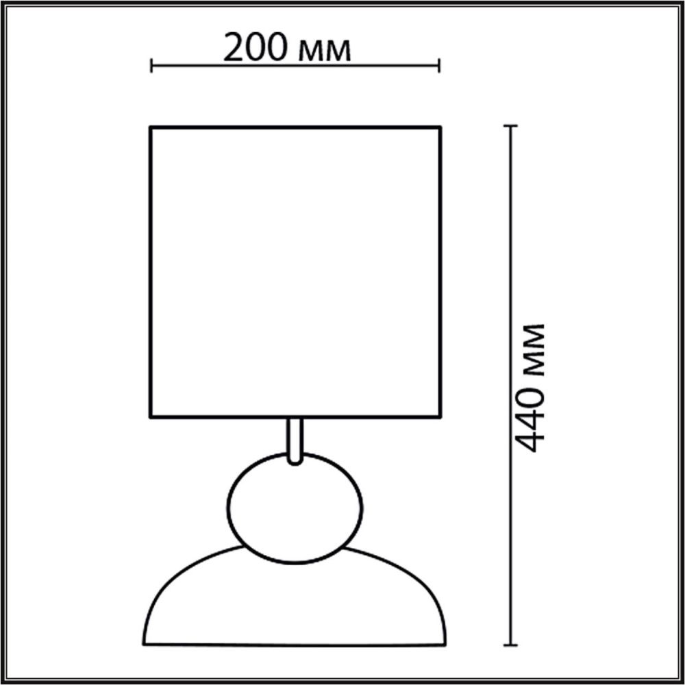 Настольная лампа 44 см, 1*E27*60W, Lumion Ovona 8127/1T, коричневый; черный