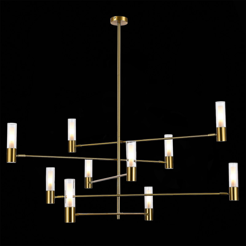 Люстра потолочная 125 см, 4000K, St luce Vitra SL1239.303.10 Латунь