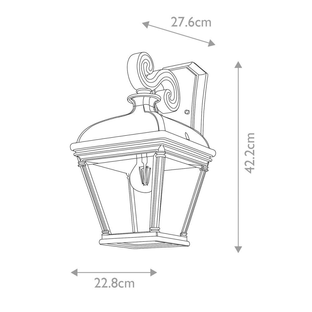 Настенный фонарь Elstead Lighting, Арт. BAYVIEW-2L-BK
