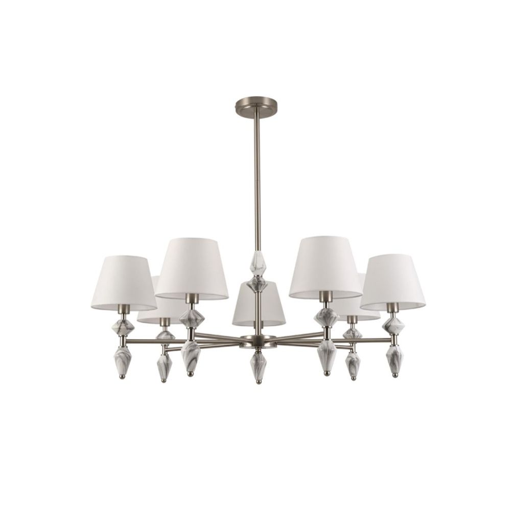 Люстра *90*78-78 см, 7*E14*40W, Lumion Vermont LUM8274/7, стальной; серебристый