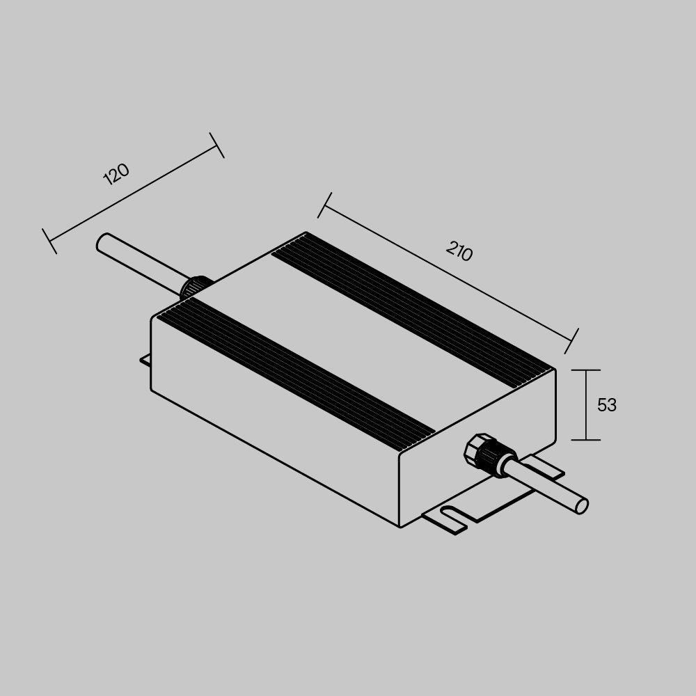 Источник напряжения PSL008 48V 600W IP67 832001 Maytoni