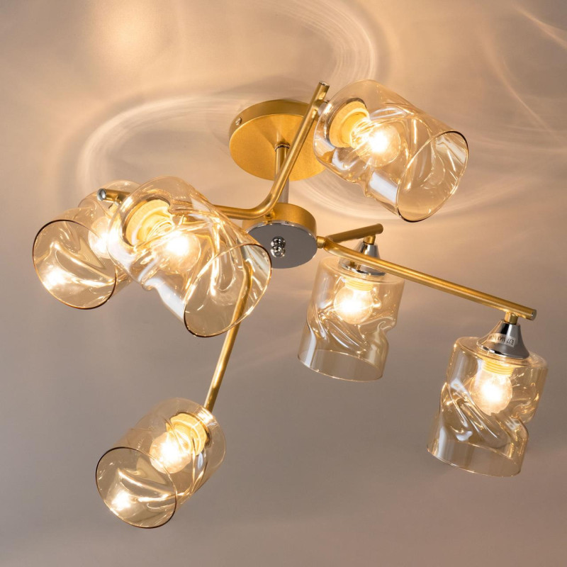 Люстра 62 см Citilux Клод CL137162 золото