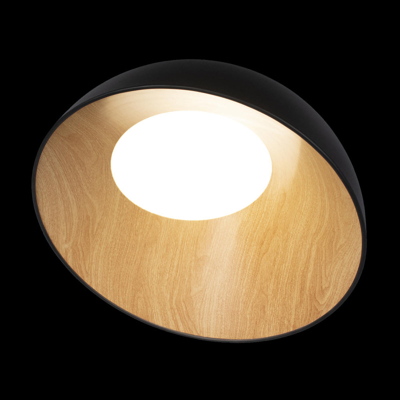 Cветильник 50 см, 36W, 4000K Loft It (Light for You) Egg 10197/500 Black, черный-дерево
