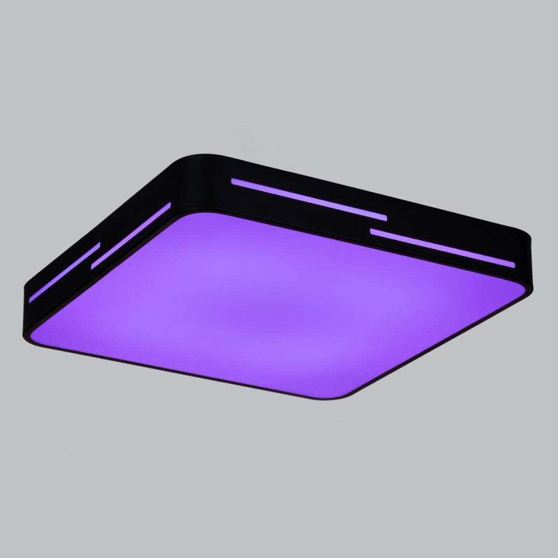 Светильник потолочный с RGB 40*40 см, 70W 3000-5500K Citilux Купер Лайн CL724K70GL1 Черный 