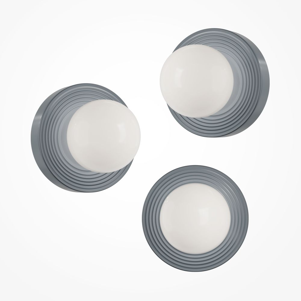 Бра 12,5*16*-16 см, 1*G9*28W Maytoni Careless MOD403WL-01GR1, Серый