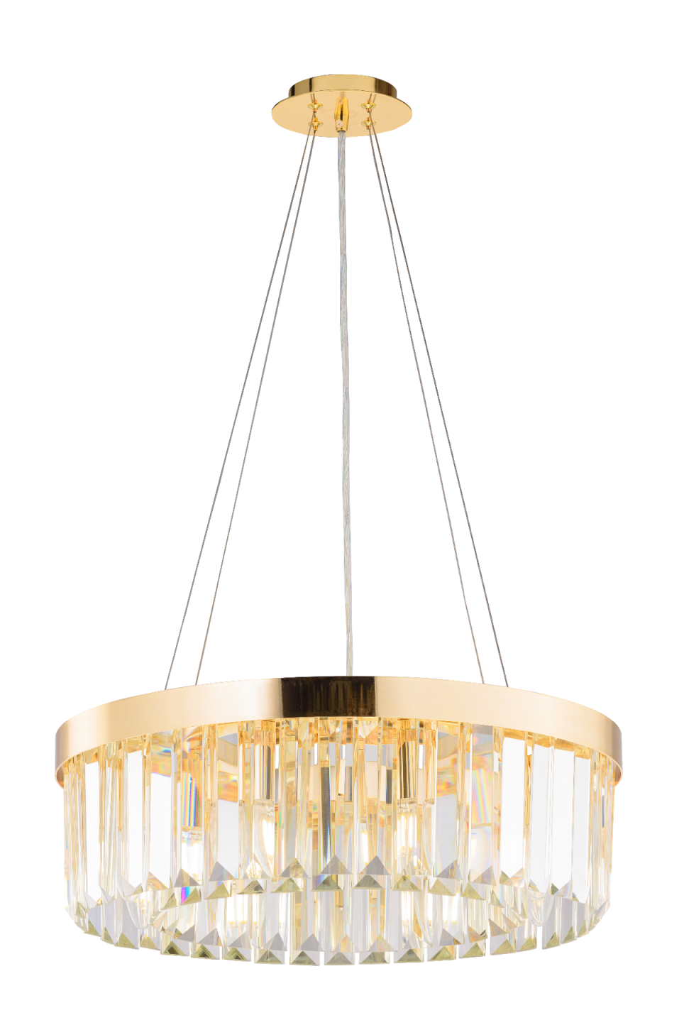 Люстра  500*170, 8*E14, 40W NewRgy Cristallo G15-ф500*H170 H GOLD, H GOLD