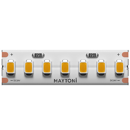 Светодиодная лента Ultra 24В 2835 11Вт/м 3000К 5м IP20 201049 Maytoni  Led Strip, цена за метр, отгружается по  5 м