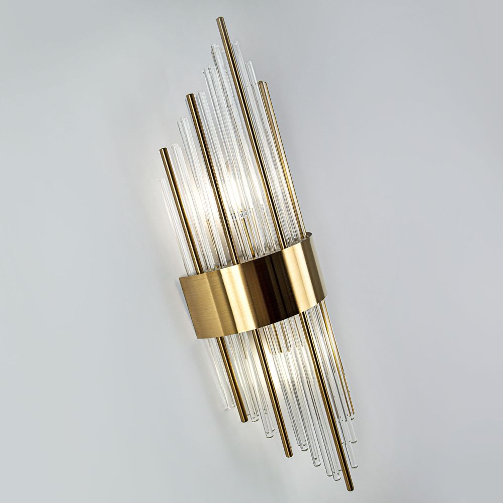 Бра 20*10*60 см, Е14 2x40W, Латунь MODELUX ML.501.02 BS