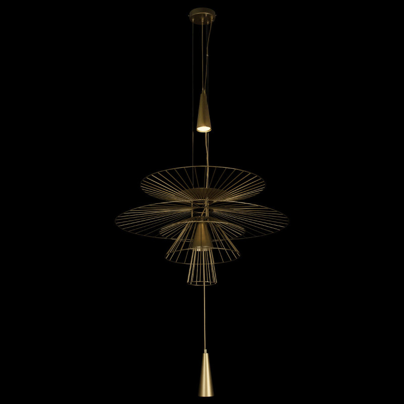 Светильник *60 см, 2*GU10*10W, Loft It 10141/600 Star, Золото