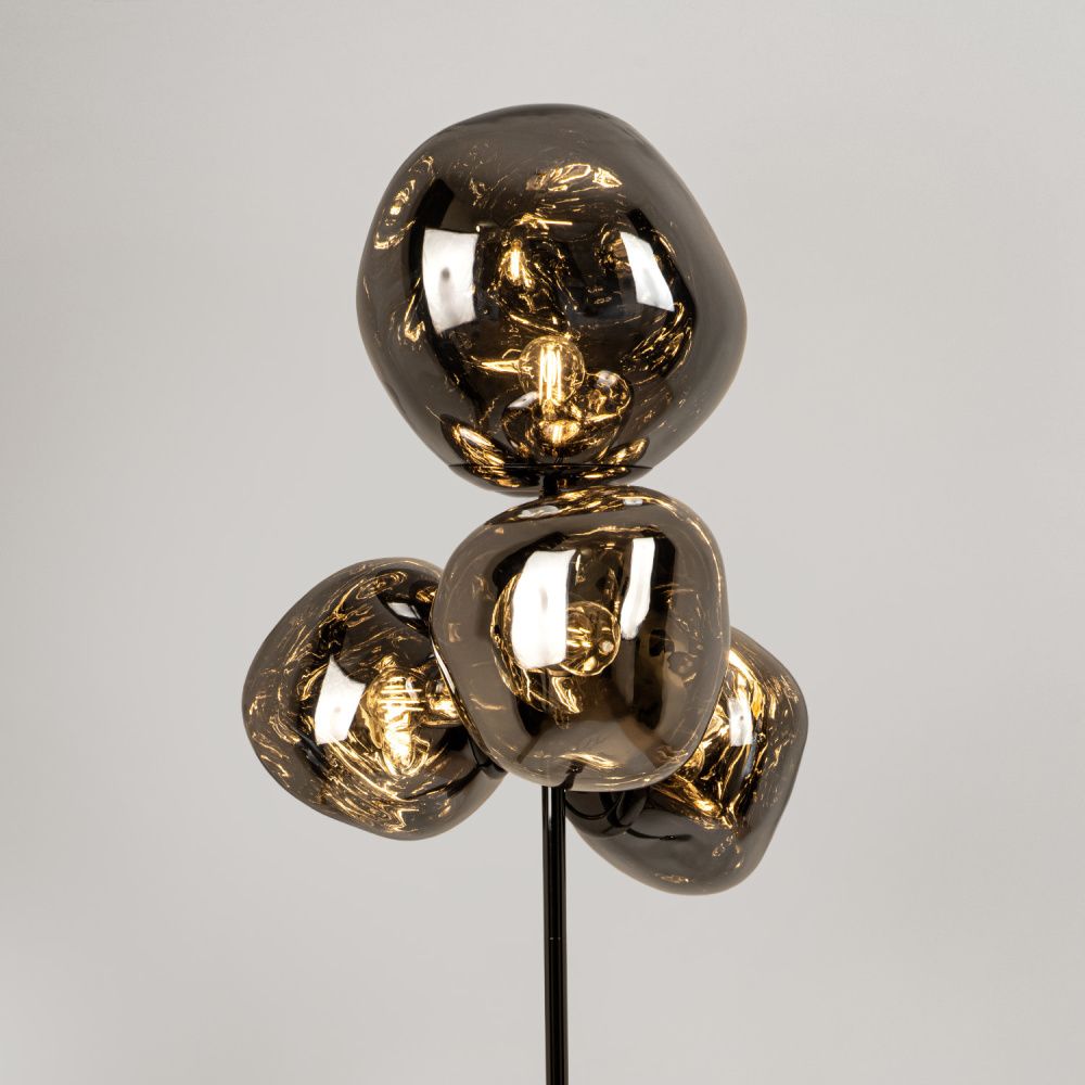 Торшер *56*-175 см, 1*Е27*60W, Modestyle  MS.500.04FL, Жемчужный черный