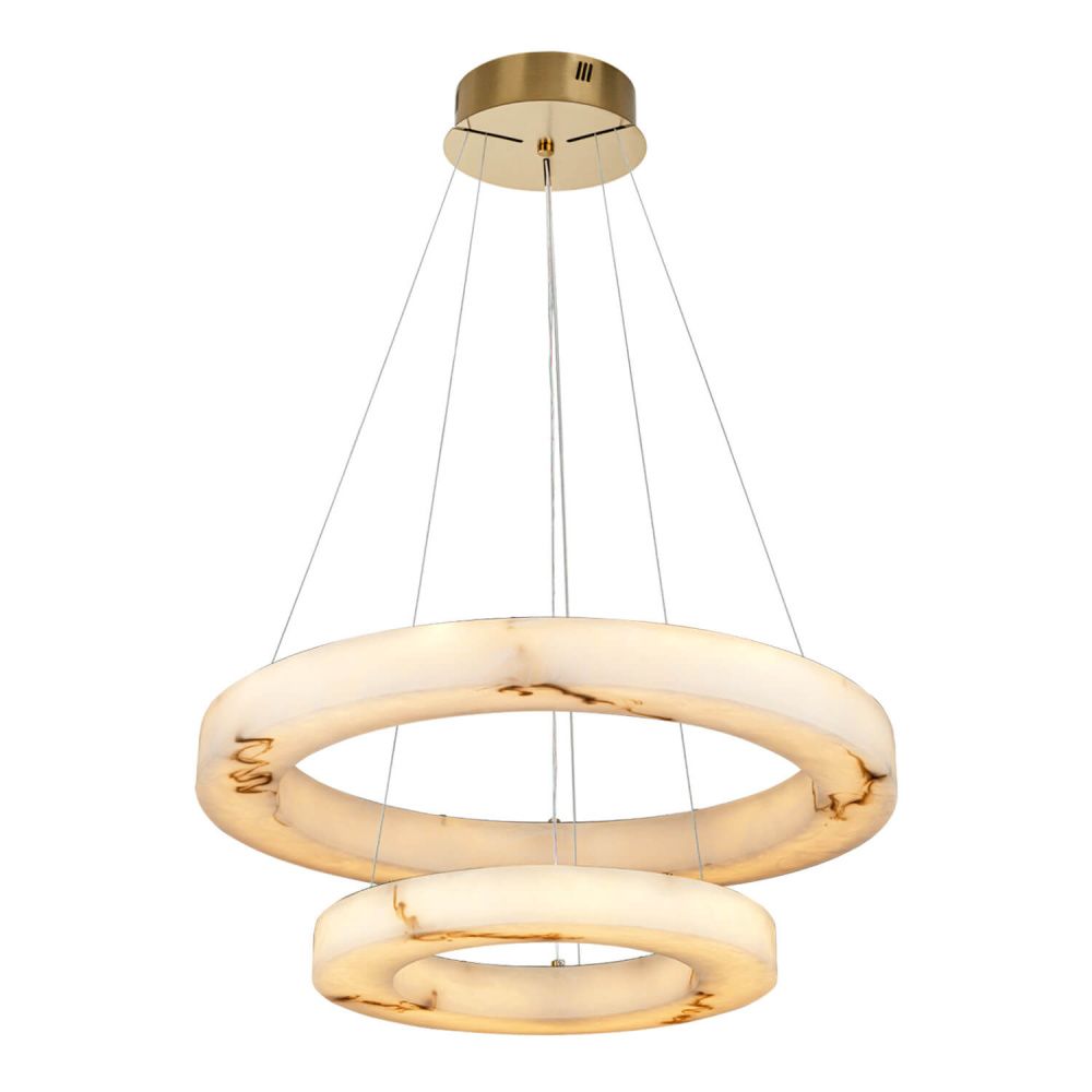 Подвесной светильник *60/40*6/5-180 см, *LED*58W, 3000-6000K, MODELIGHT  MDL.8484.600.400PL BS, Латунь