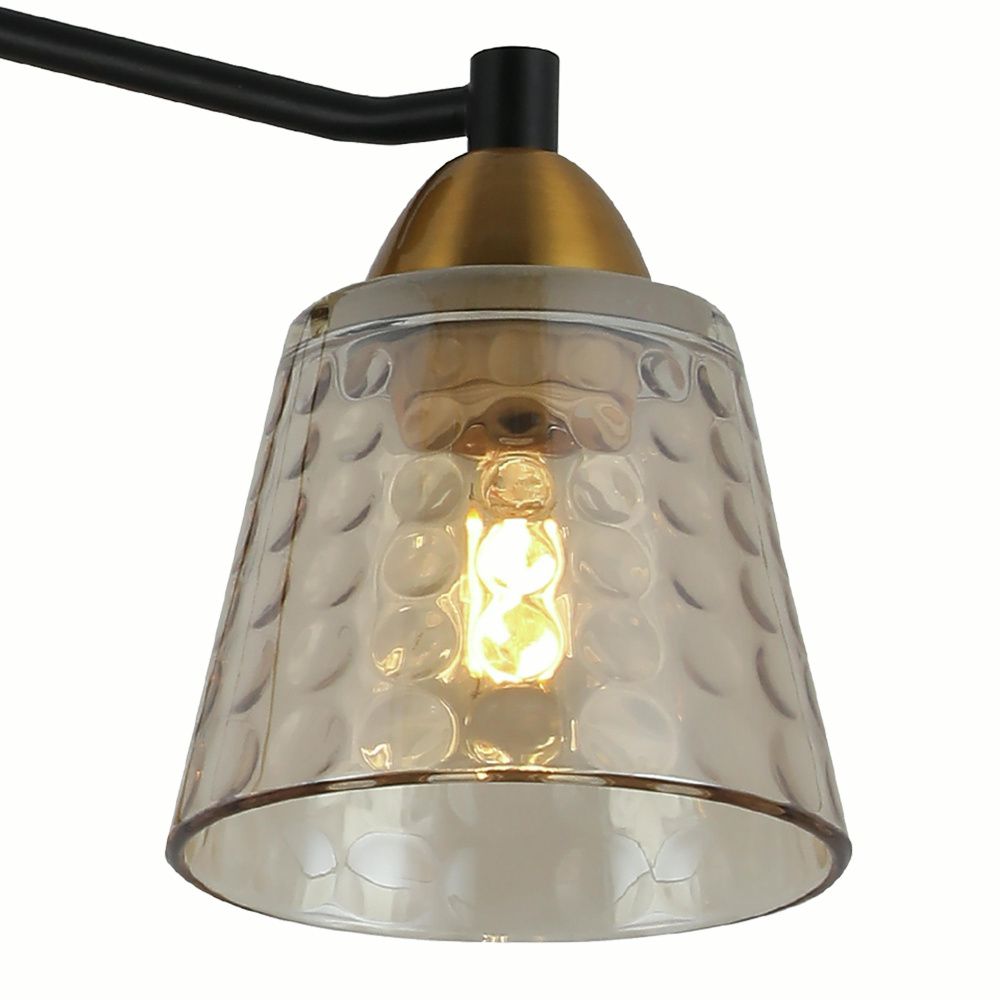 Люстра *54*34-34 см, 3*E27*60W, Freya Capella FR4017PL-03BBZ, Черный и Бронза