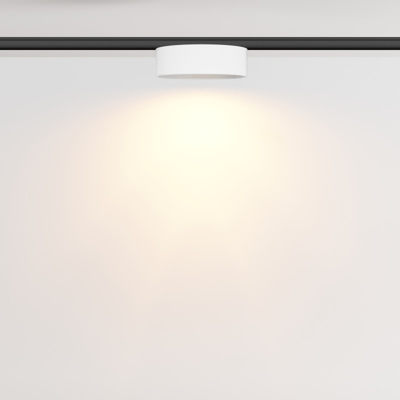 Трековый светильник 11,3*3,4 см, LED 12W 2700K Maytoni Technical Accessories for tracks Levity Zon TR189-1-12W2.7K-BW черно-белый