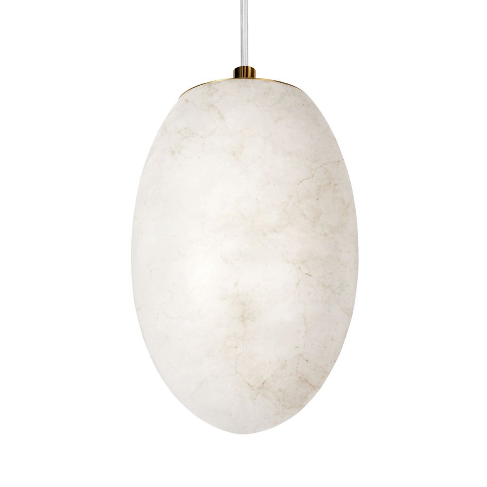 Подвесной светильник 9 см, Loft IT Pebble 10532P, бронза-мрамор