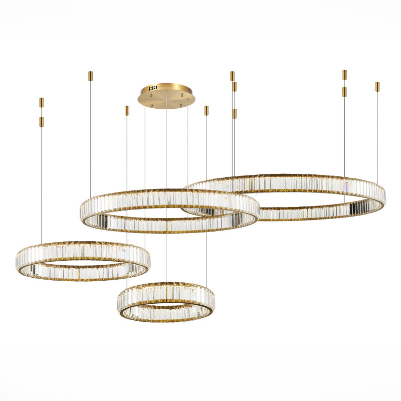Люстра подвесная 180*140 см, 190W 4000K ST LUCE TIVOLI SL1622.303.04 Латунь