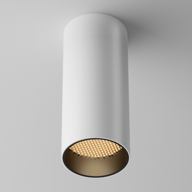 Накладной светильник 5,2*5,2*12,5 см,  LED, 12W, 3000К, Maytoni Technical FOCUS LED C056CL-L12W2.7K-W-W белый
