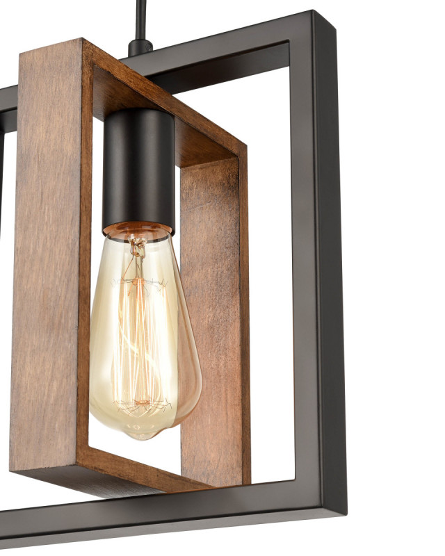 Подвесной светильник 18*23*152 см, 1*E27 черный Vele Luce Thomas VL6432P11