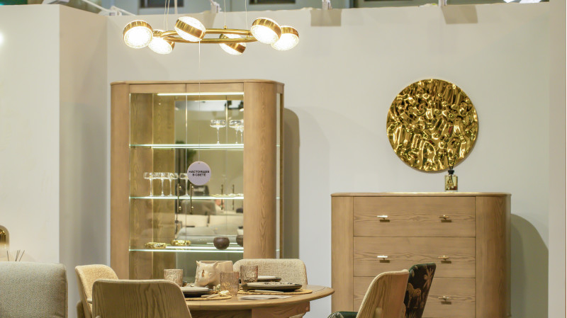 Подвесной светильник 78*78*310 см, LED, 60W, 3000К, Maytoni Mind MOD299PL-L60BS3K латунный