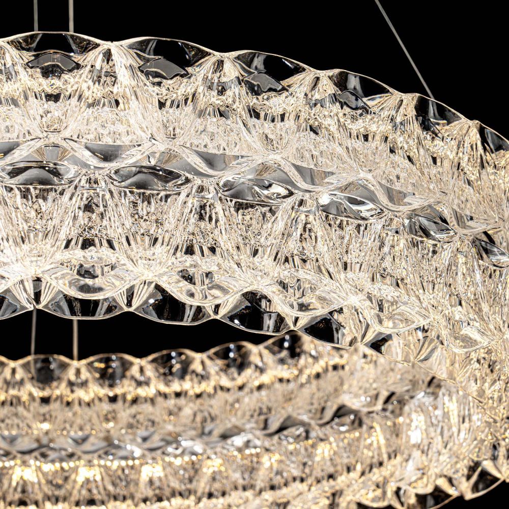 Люстра *60*13 см, LED*45W, 3000-6000K, Modelux  ML.8185.600 CR, Хром