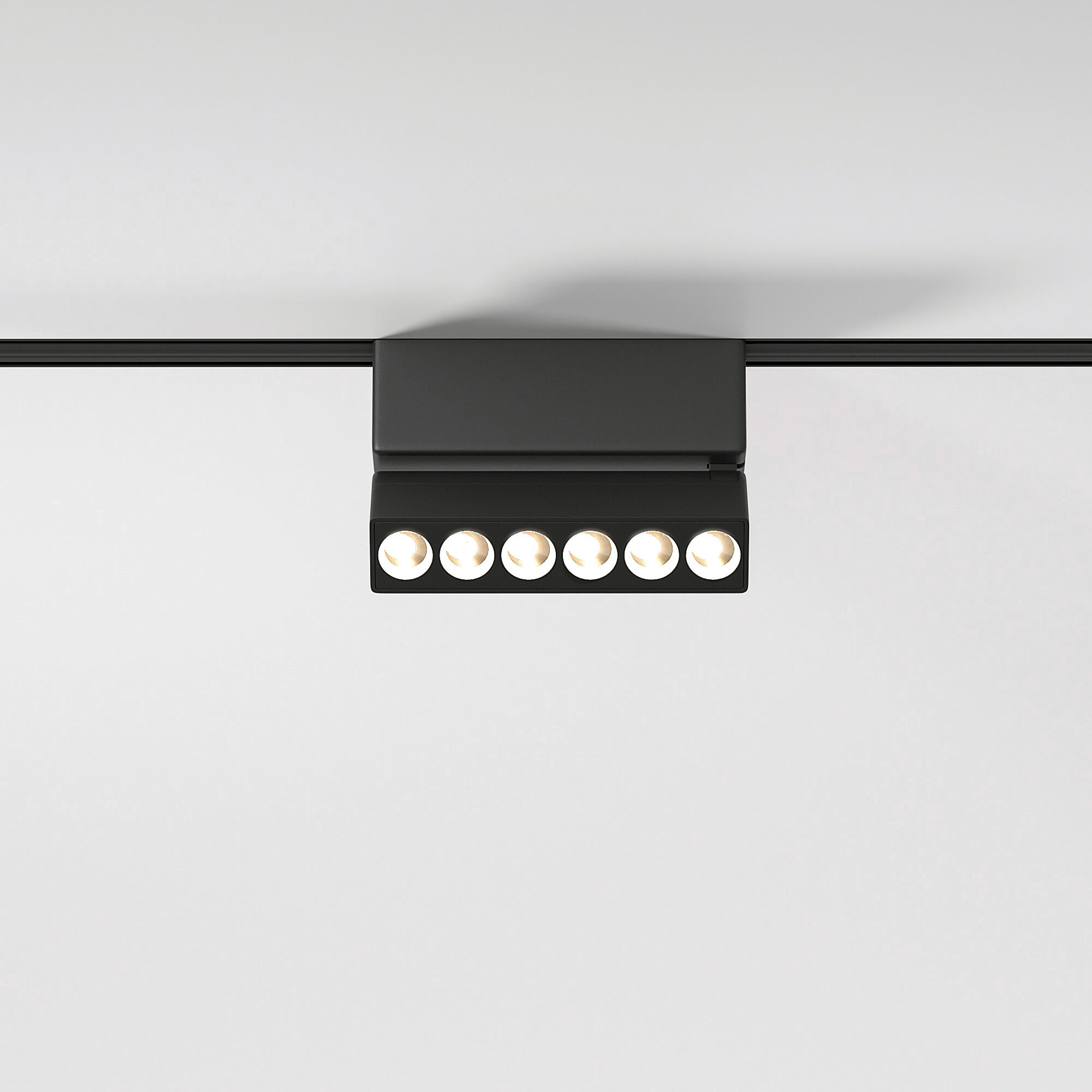 Трековый светильник LED 6W, 4000 К, 11,2*8*2,6 см, черный, Elektrostandard Flat Magnetic 85090/01