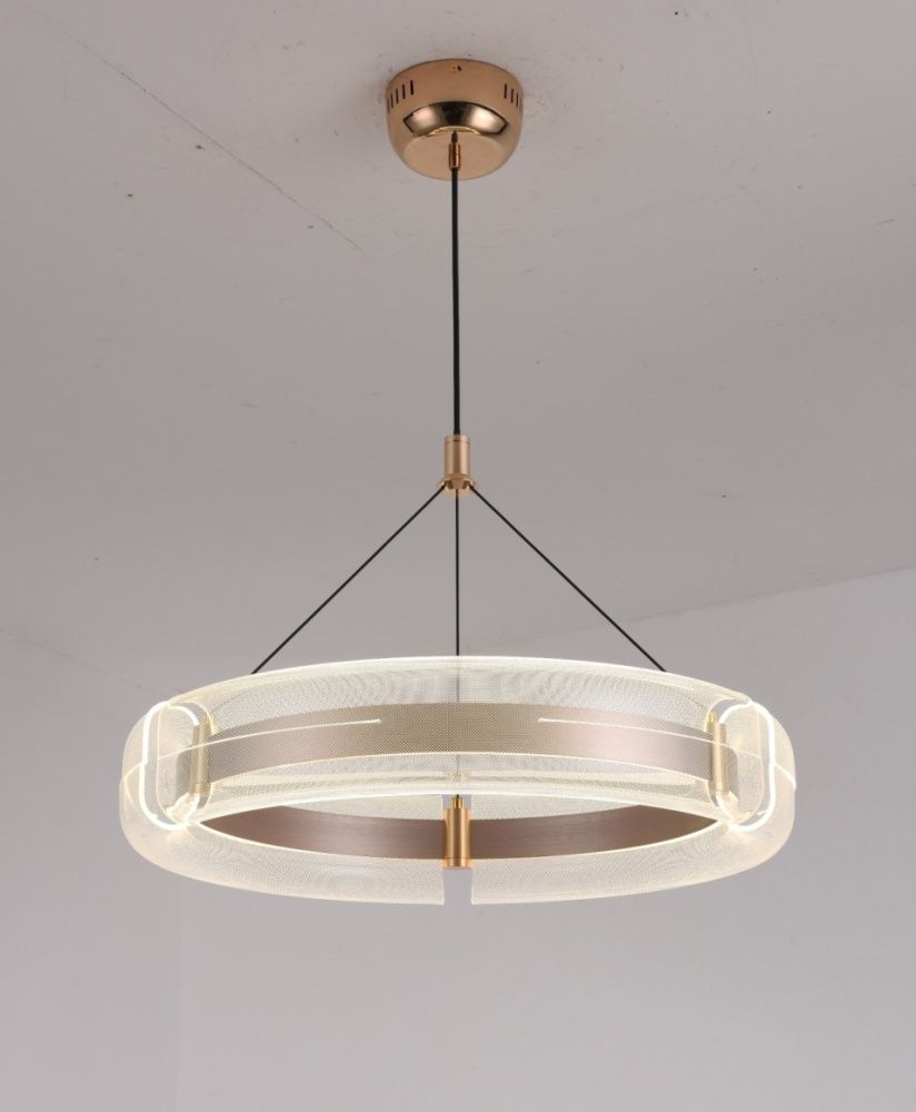 Люстра Ø600 x H1200, мм, 60W 4000K, FRENCH GOLD (ФРАНЦУЗСКОЕ ЗОЛОТО) NewRgy 2365P-D60 FRENCH GOLD