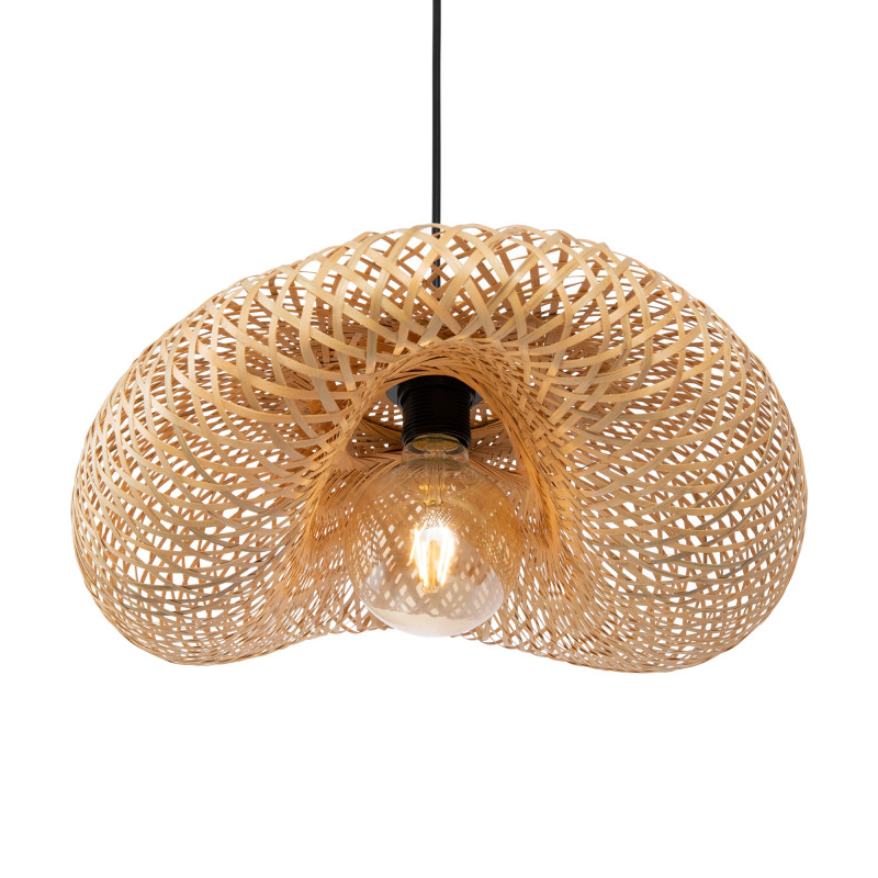 Светильник 43 см, Freya Wavy FR5243PL-01BR8, черный-коричневый